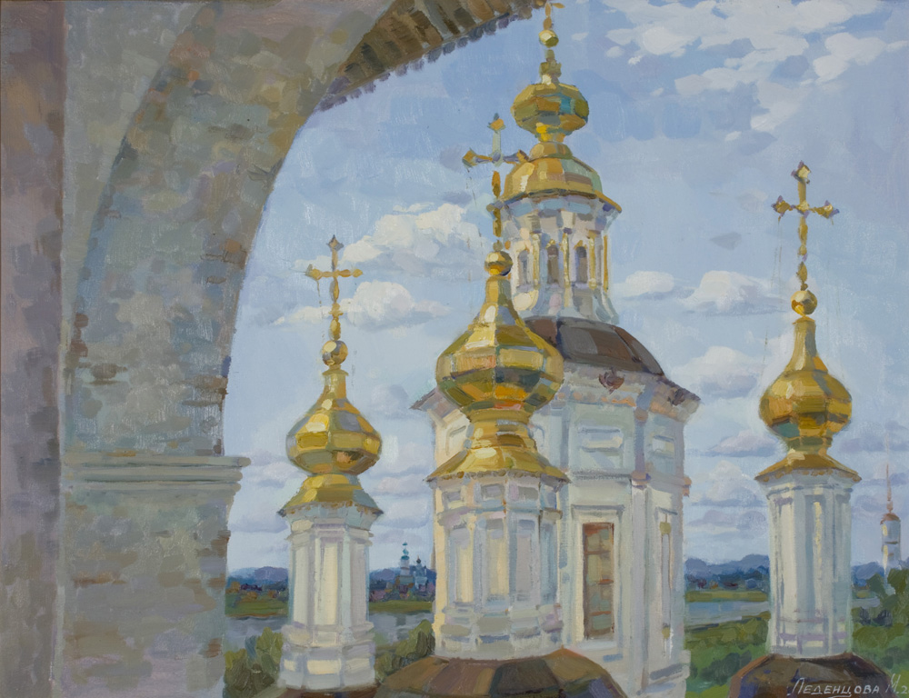 Купола успенского собора, 2009, х.м., 60х80