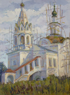 Леонтьевская церковь, 2009, х.м., 80х60